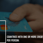 Countries with One or More Credit Cards Per Person: