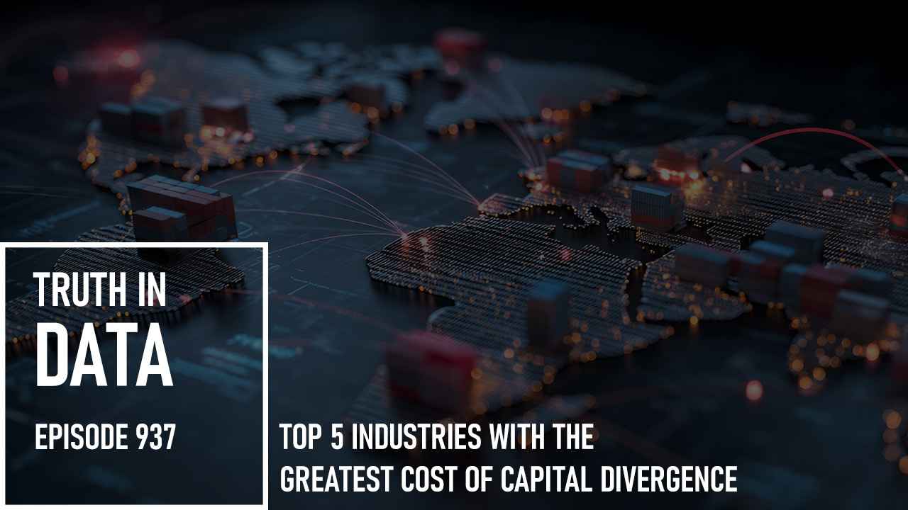 Top 5 Industries With the Greatest Cost of Capital Divergence